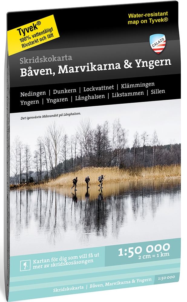 productImage: Skridskokarta Båven, Marvikarna & Yngern 1:50 000