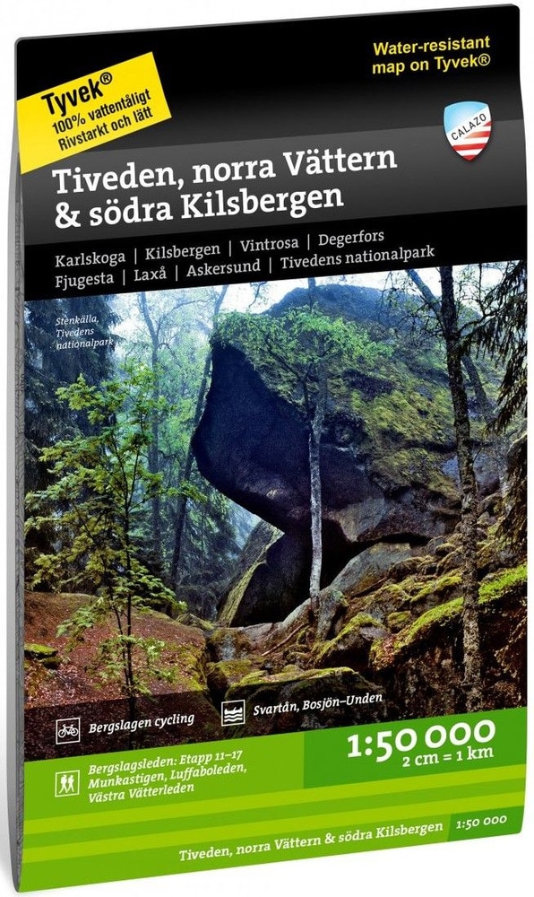 productImage: Tiveden, Norra Vättern & södra Kilsbergen 1:50 000