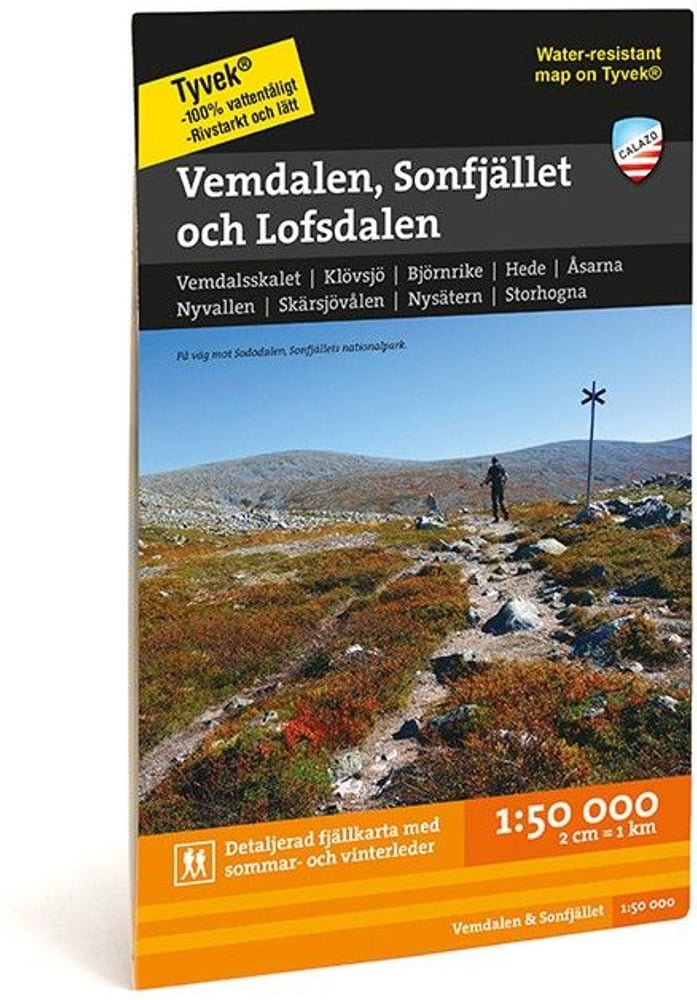 productImage: Fjällkarta Vemdalen, Sonfjället & Lofsdalen 1:50 000