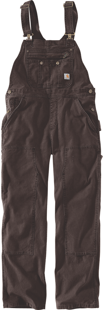 productImage: Carhartt W's Crawford Bib Overall Dark Brown