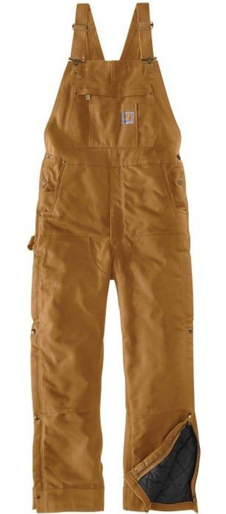productImage: Carhartt M's Firm Duck Insulated Bib Overall Carhartt Brown