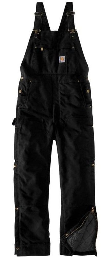 productImage: Carhartt M's Firm Duck Insulated Bib Overall Black