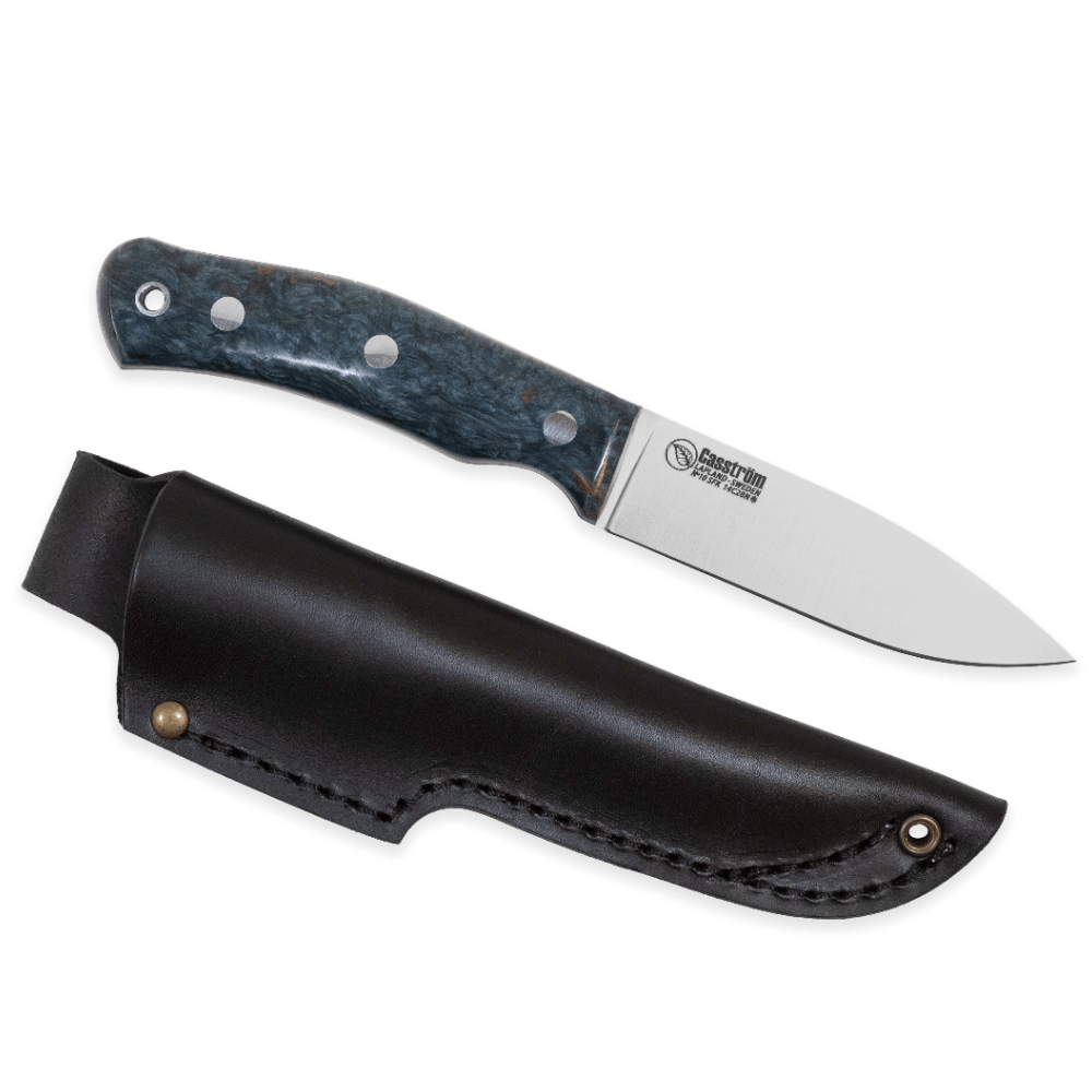 productImage: No.10 Swedish Forest Knife Stabiliserat Skaft Blå
