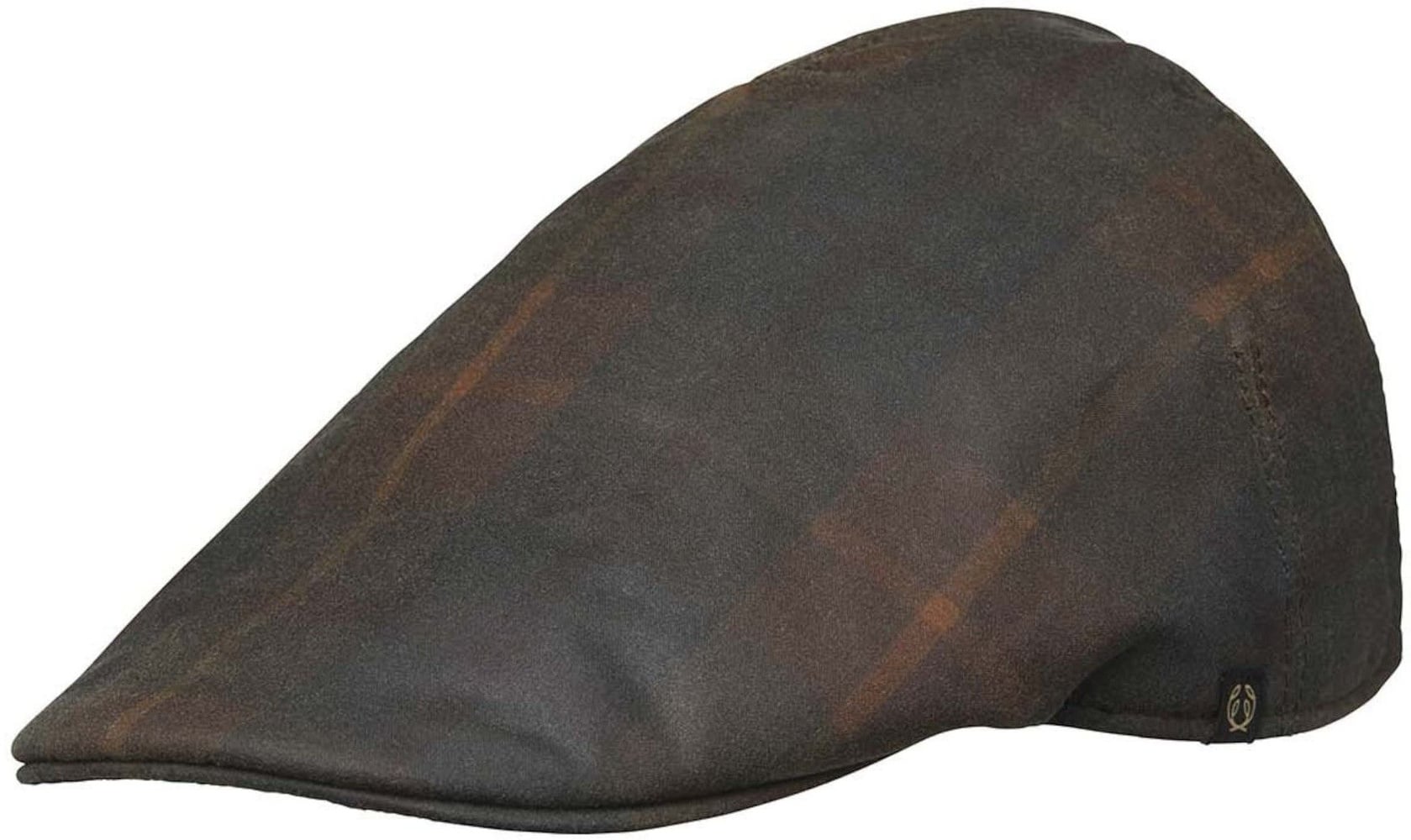 productImage: Torre Sixpence Cap Hunter Brown Checked