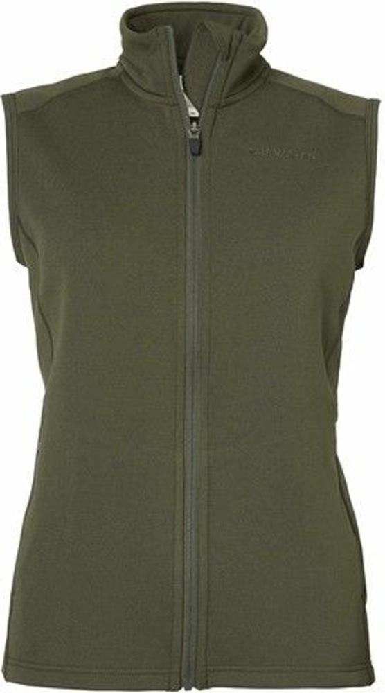 productImage: Lenzie Fleece Vest Women Dark Green