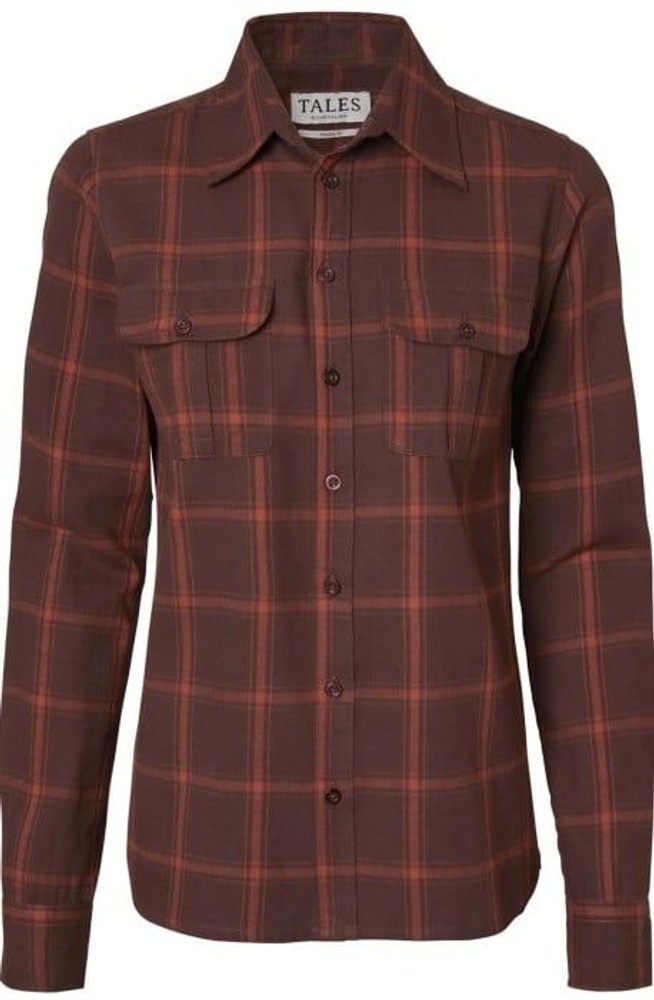 productImage: Eagle Flannel Shirt Women Fox Red Checked