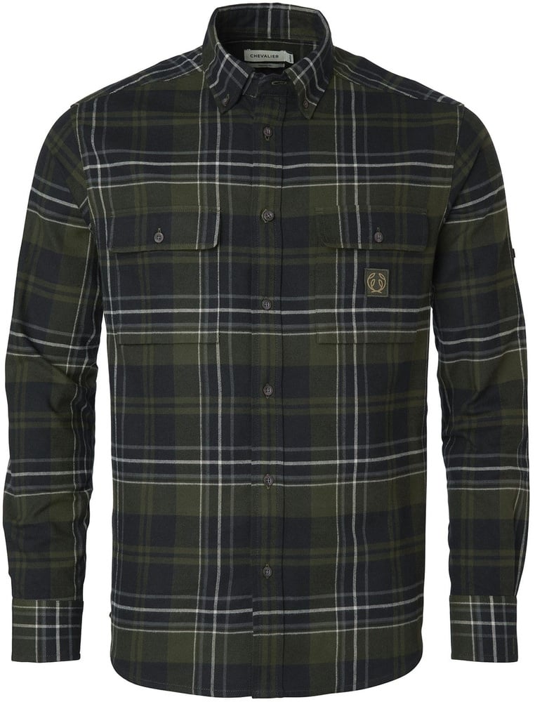 productImage: Heron Flannel Shirt Men October Green Checked