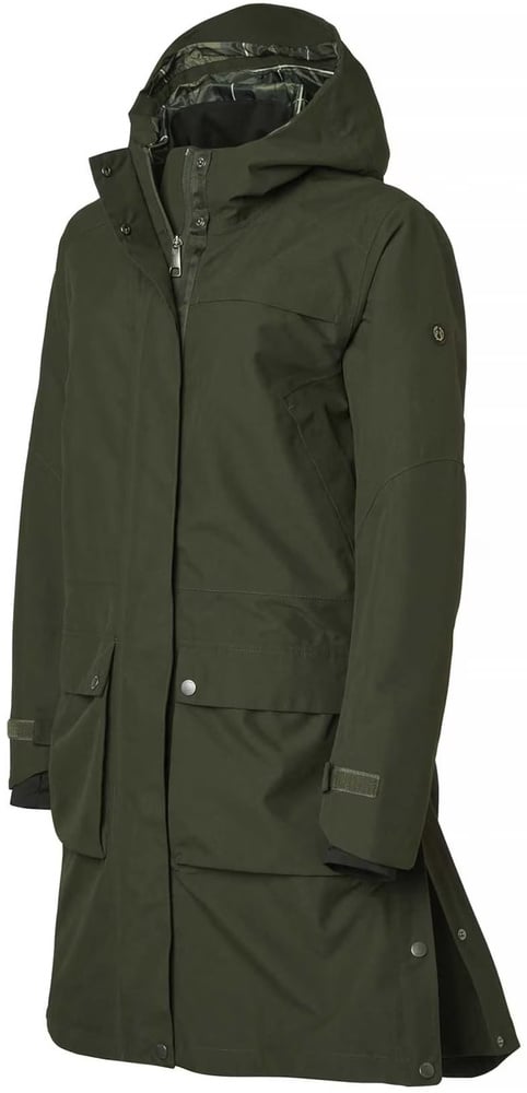 productImage: Fractus Chevalite Rain Coat Women Tobacco Green