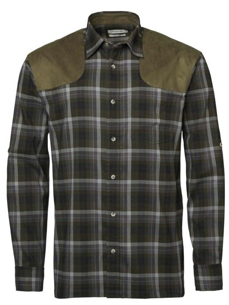 productImage: Chill Coolmax Shooting Fit Shirt Men Fern Green Checked