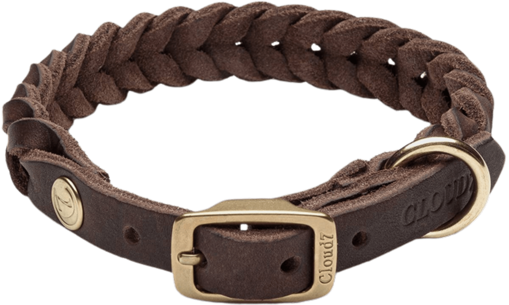 Collar Central Park XS-M Saddle Brown Gold, view: 1