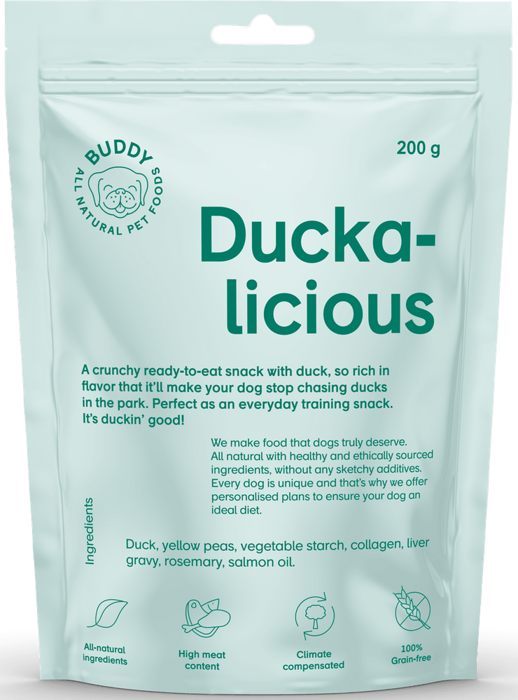 productImage: Semi-moist Snack Duck with Rosemary 200 g