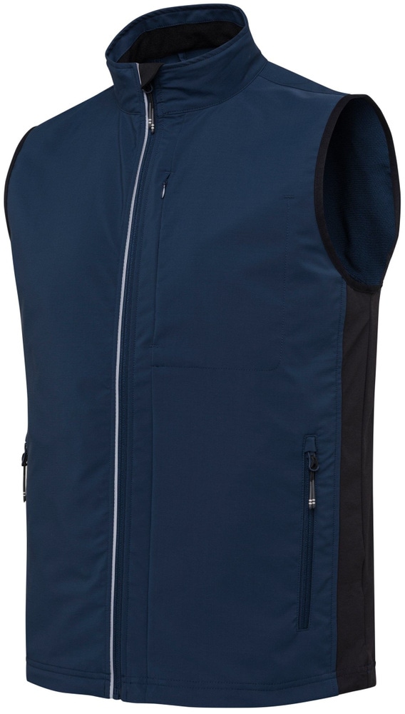 productImage: M's Windshell EVO Vest Blue Total Eclipse