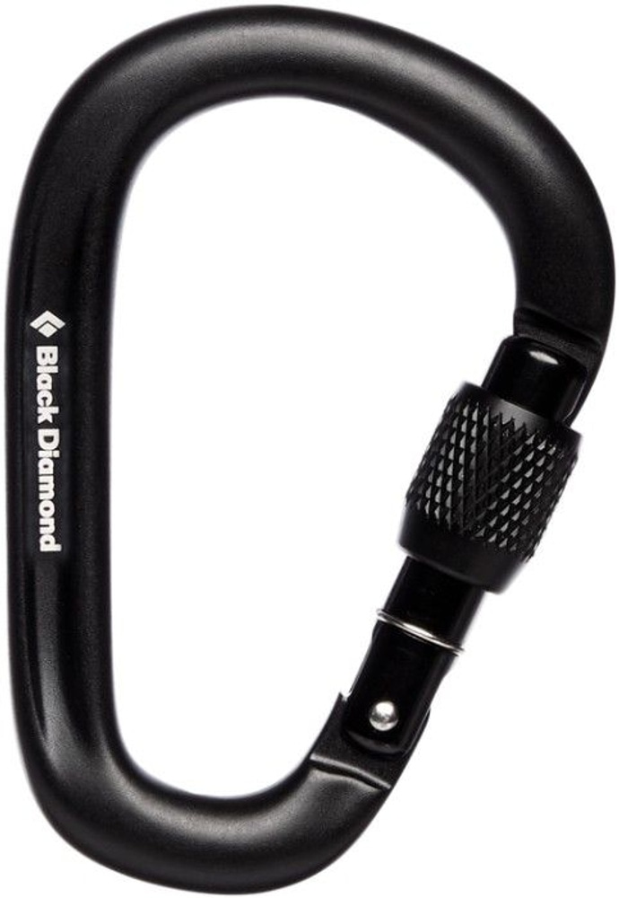productImage: Pearlock Screwgate Carabiner Black