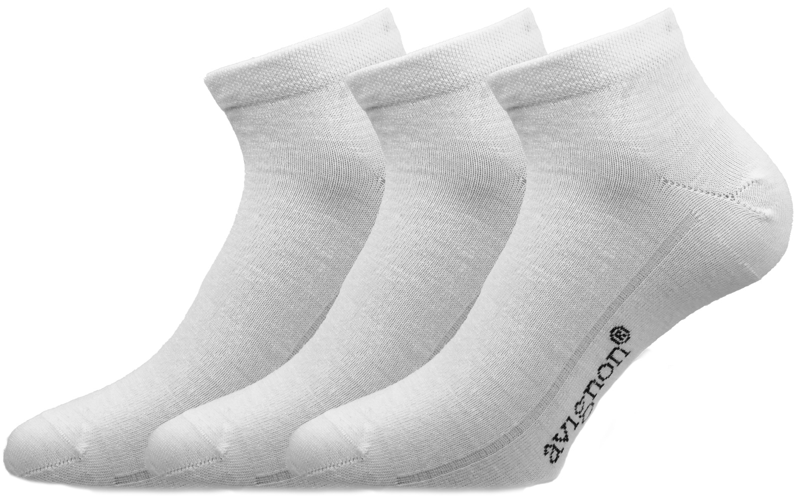 productImage: Merinostrumpor Sneaker Low 3-pack Vit