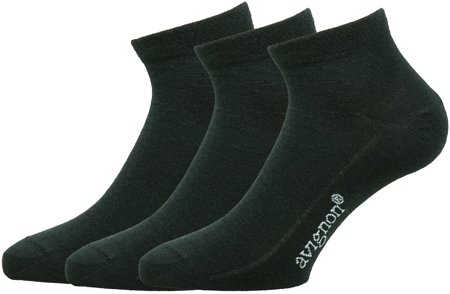 productImage: Merinostrumpor Sneaker Low 3-Pack Svart