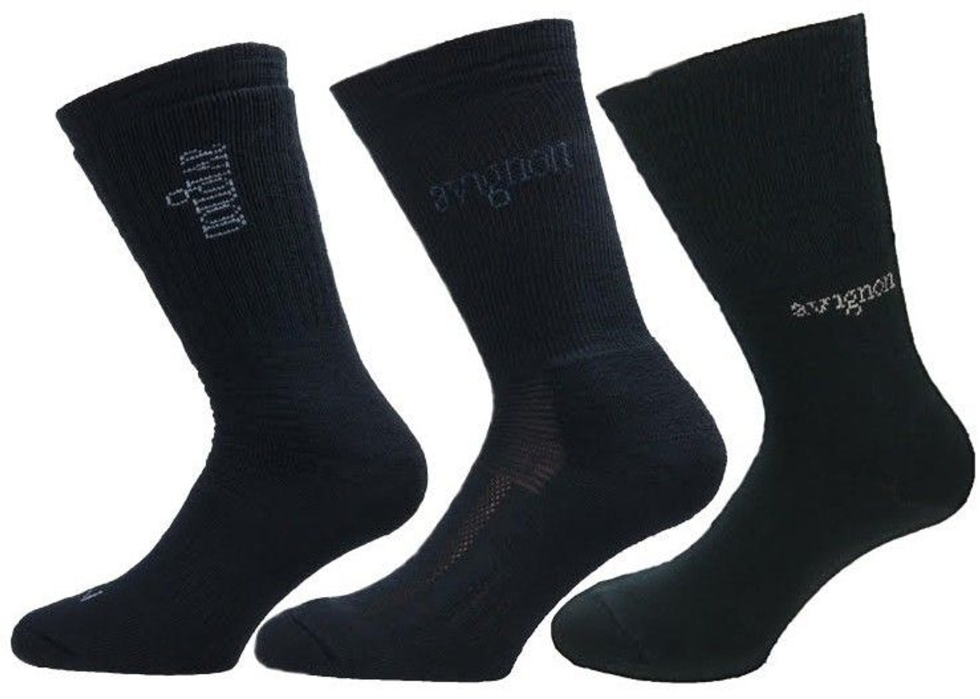 productImage: Thick & Terry & Liner Merinowool Socks 3-pack Black