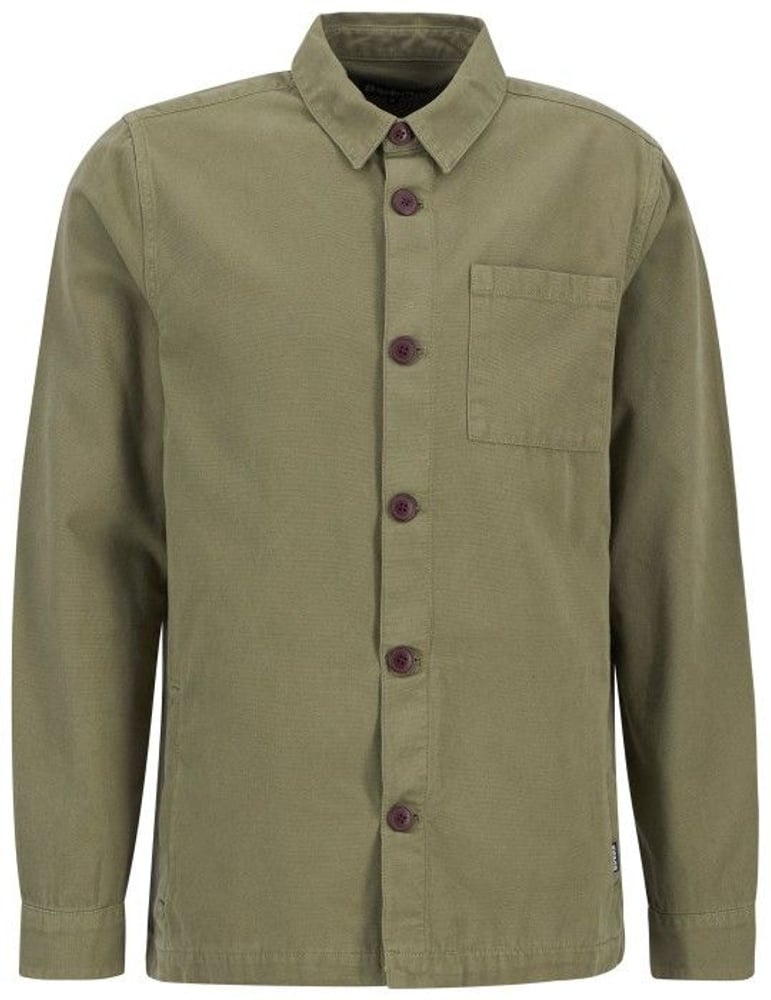 productImage: M's Washed Overshirt Bleached Olive