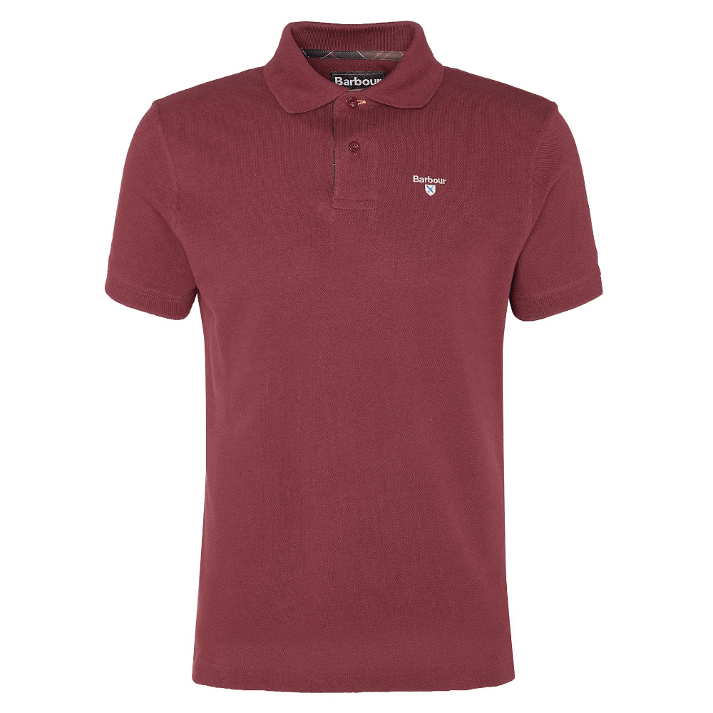 productImage: Tartan Pique Polo Shirt Ruby