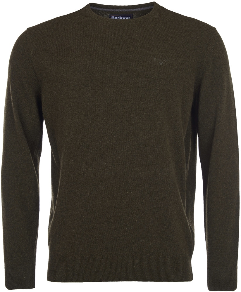 M's Essential Lambswool Crew Neck Neck Seaweed, view: 1