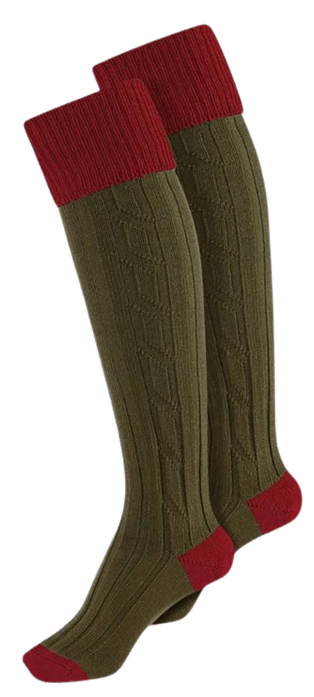 productImage: W's Shooting Sock Red/Olive