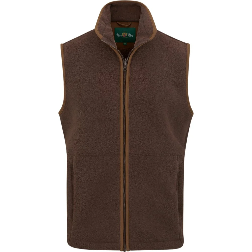 productImage: M's Aylsham Fleece Waistcoat Bark