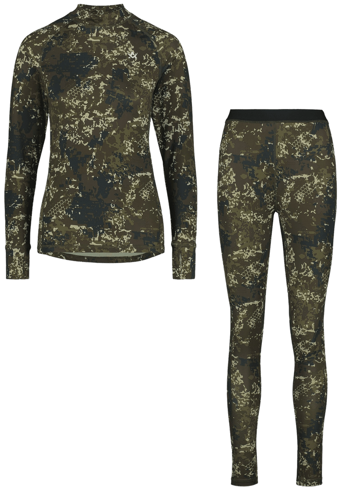 productImage: W's CoolDry Base Layer Set BlindTech Forest Forest Camo