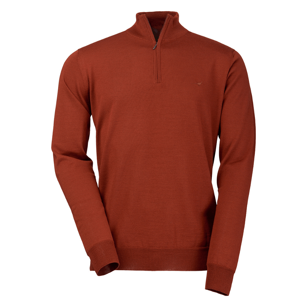 productImage: M's Norfolk Zip-Neck Burnt Orange