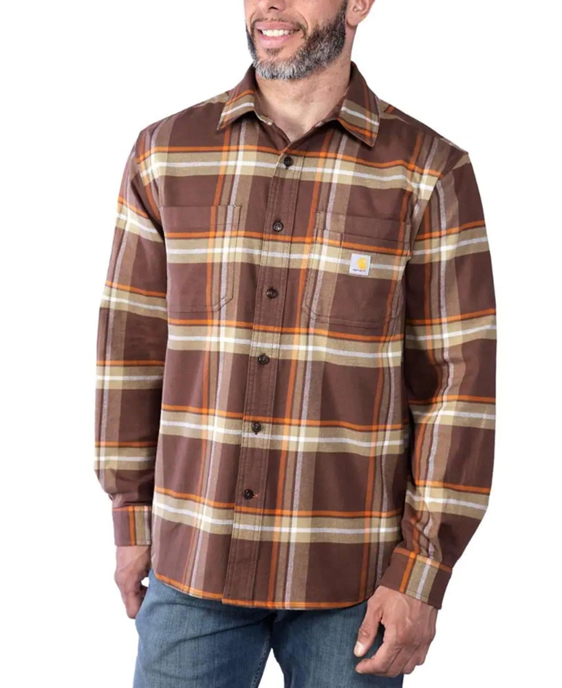 productImage: Flannel L/S Plaid Shirt Chestnut