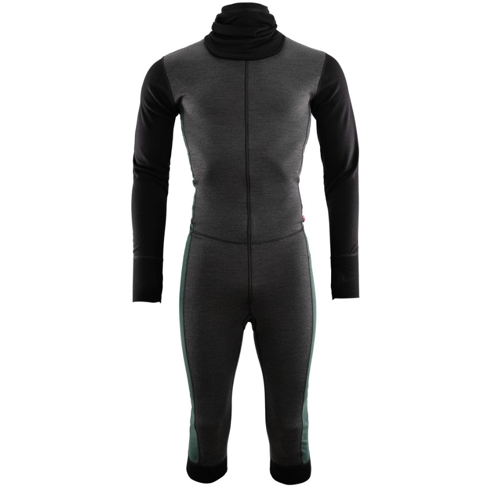productImage: M's Warmwool Overall 3/4 Marengo/Jet Black/Green Gables
