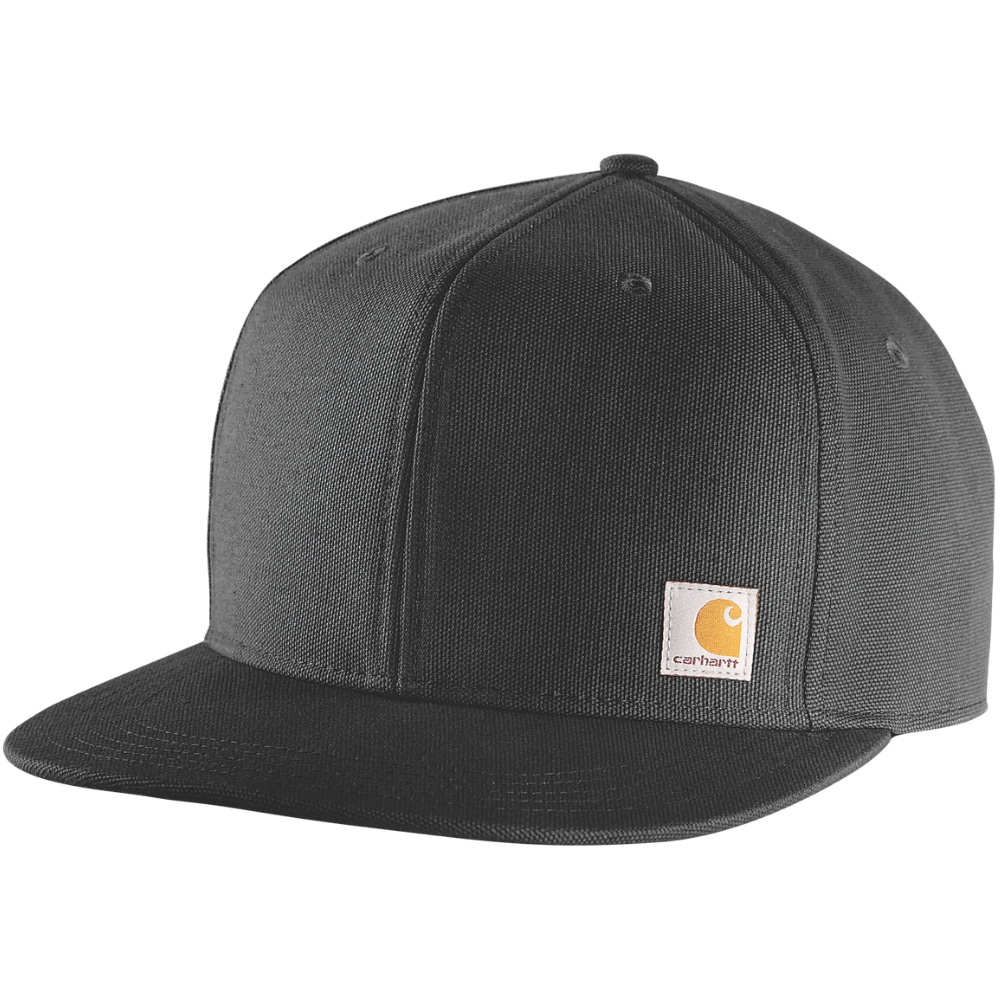 productImage: Carhartt M's Firm Duck Flat Brim Cap Black