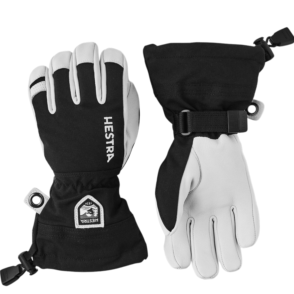 productImage: Army Leather Heli Ski Jr. 5 Finger Black