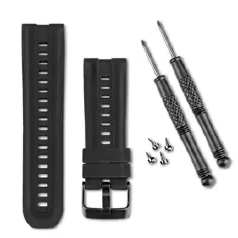 productImage: Black Silicone Watch Band Black