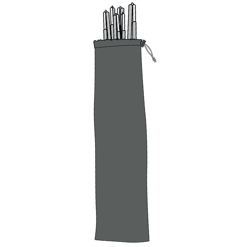 productImage: Pole Set Adventure Reinsfjell SL 3 Dome Dark Carbon / Cloudberry