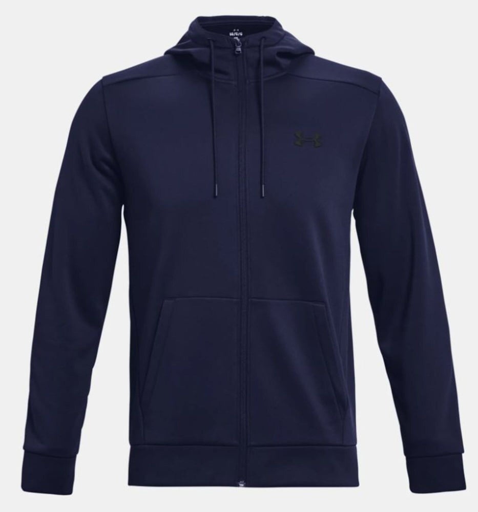 productImage: UA Armour Fleece FZ Hoodie Midnight Navy