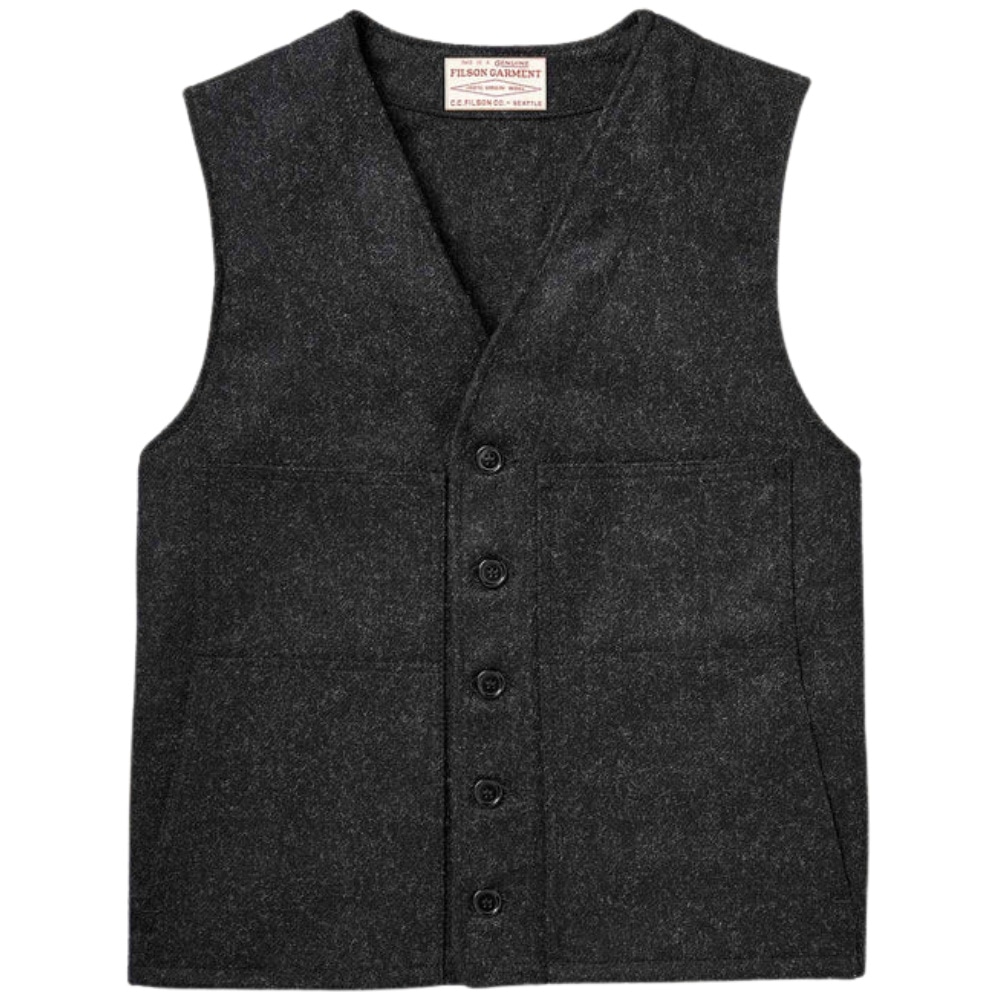 productImage: Mackinaw Wool Vest Charcoal