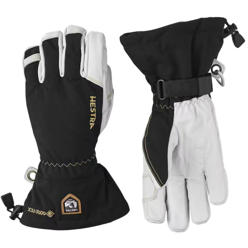 productImage: Army Leather Gore-Tex 5 Finger Black/Natural Grey