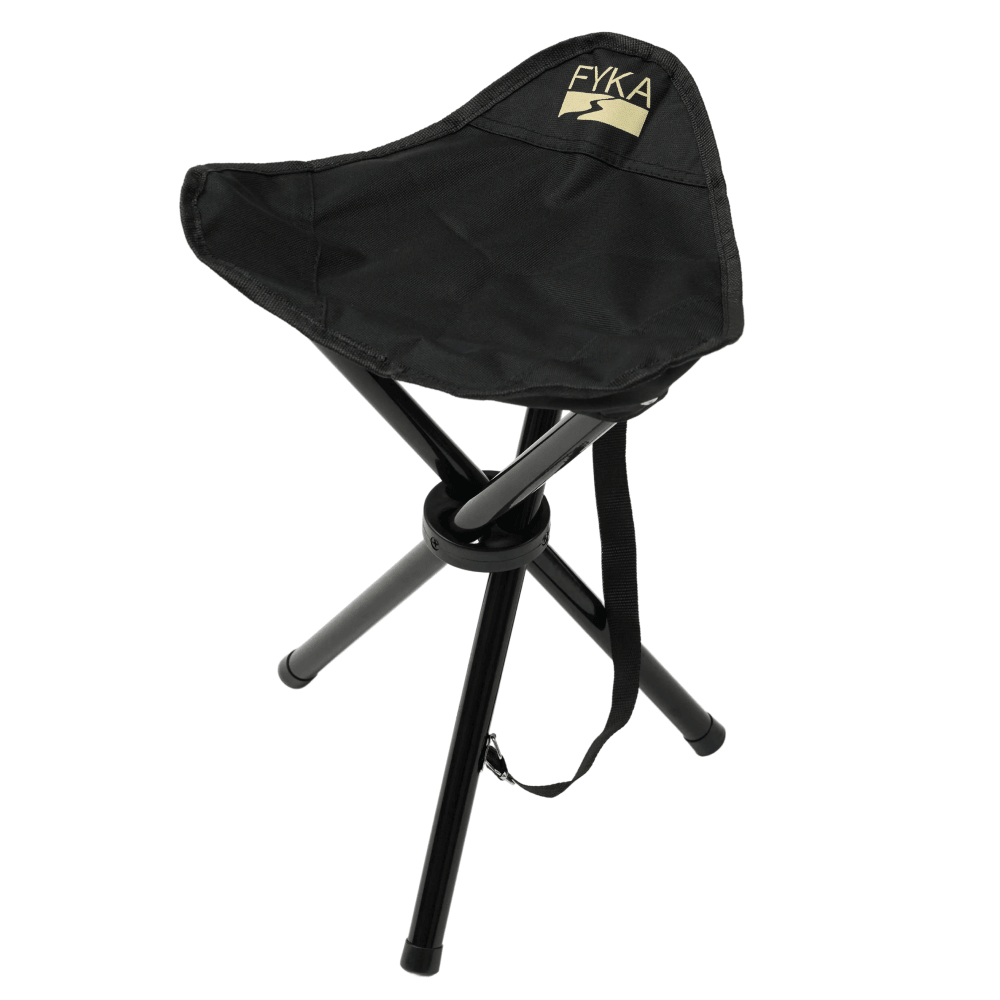 productImage: Palla Hopfällbar Tripod Campingpall Svart