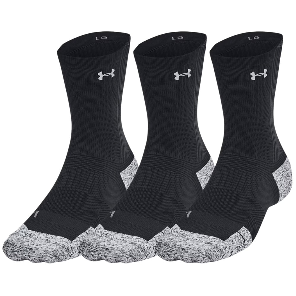 productImage: UA Velociti Run Cushion Unisex 3-pack Mid-Crew Socks Black