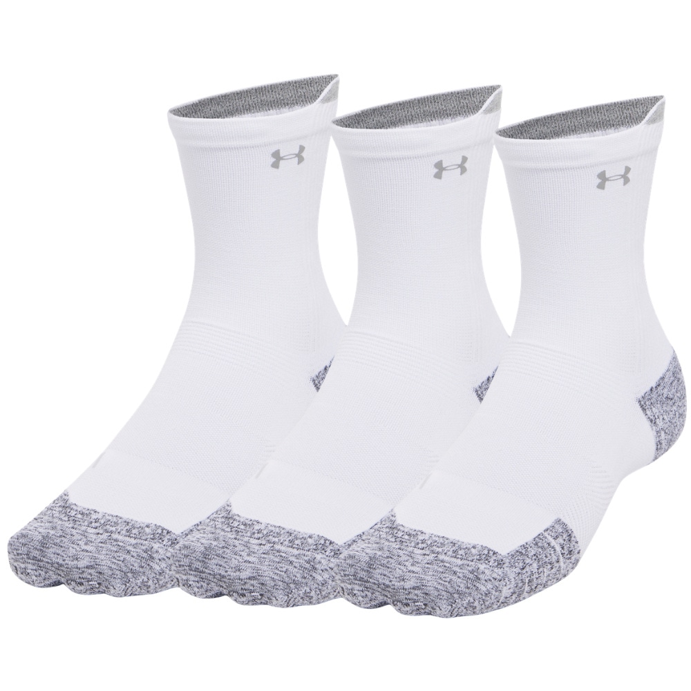 productImage: UA Velociti Run Cushion Unisex 3-pack Mid-Crew Socks Distant Gray