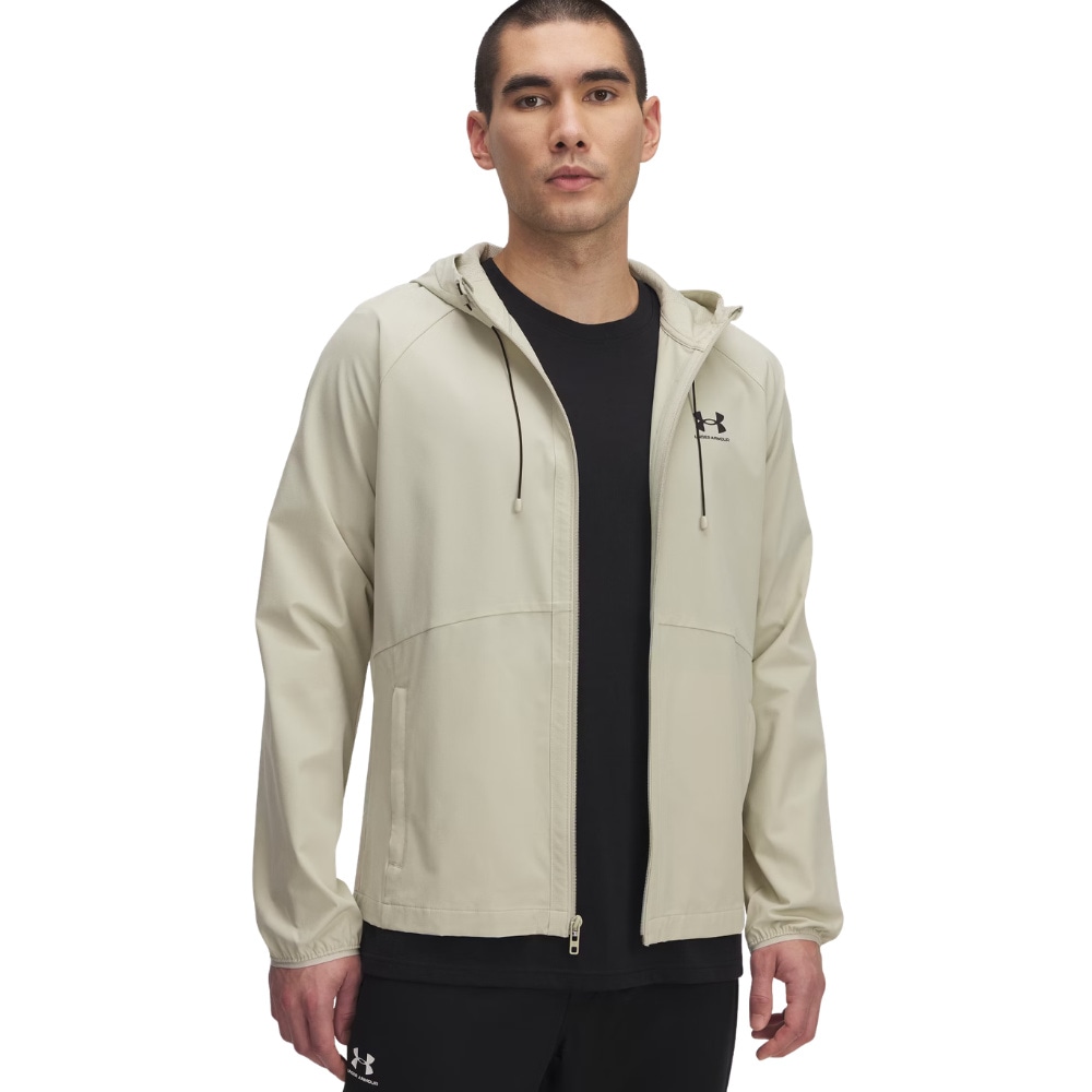 productImage: Ua Vibe Woven Jacket Khaki Base / Black