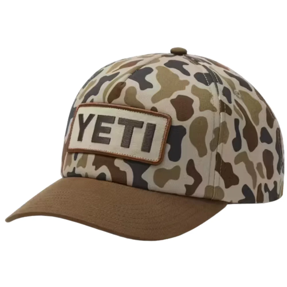 Logo Woven Flat Brim Snapback Hat Camo, view: 1