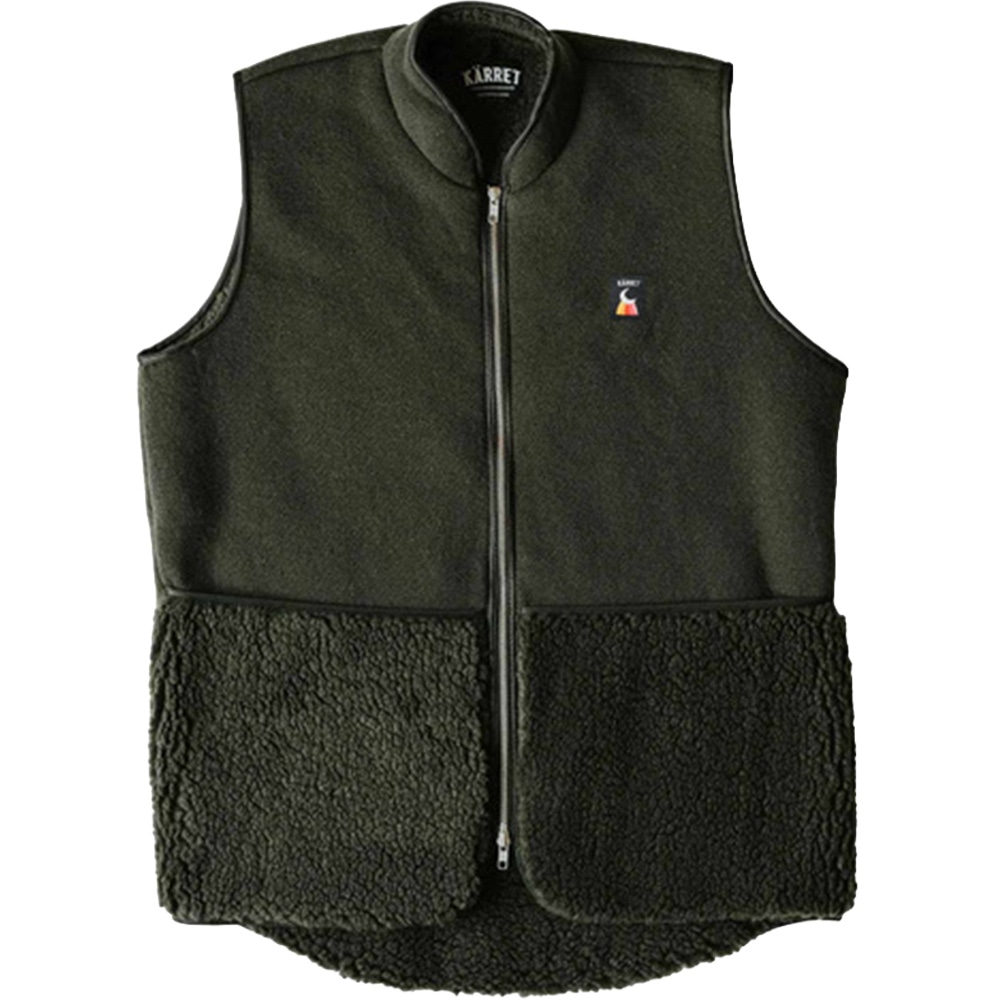 Retro Pile Vest Green, view: 1