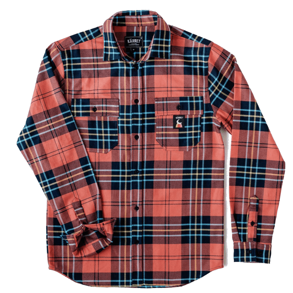 productImage: Tartan Check Shirt Coral Red / Multi