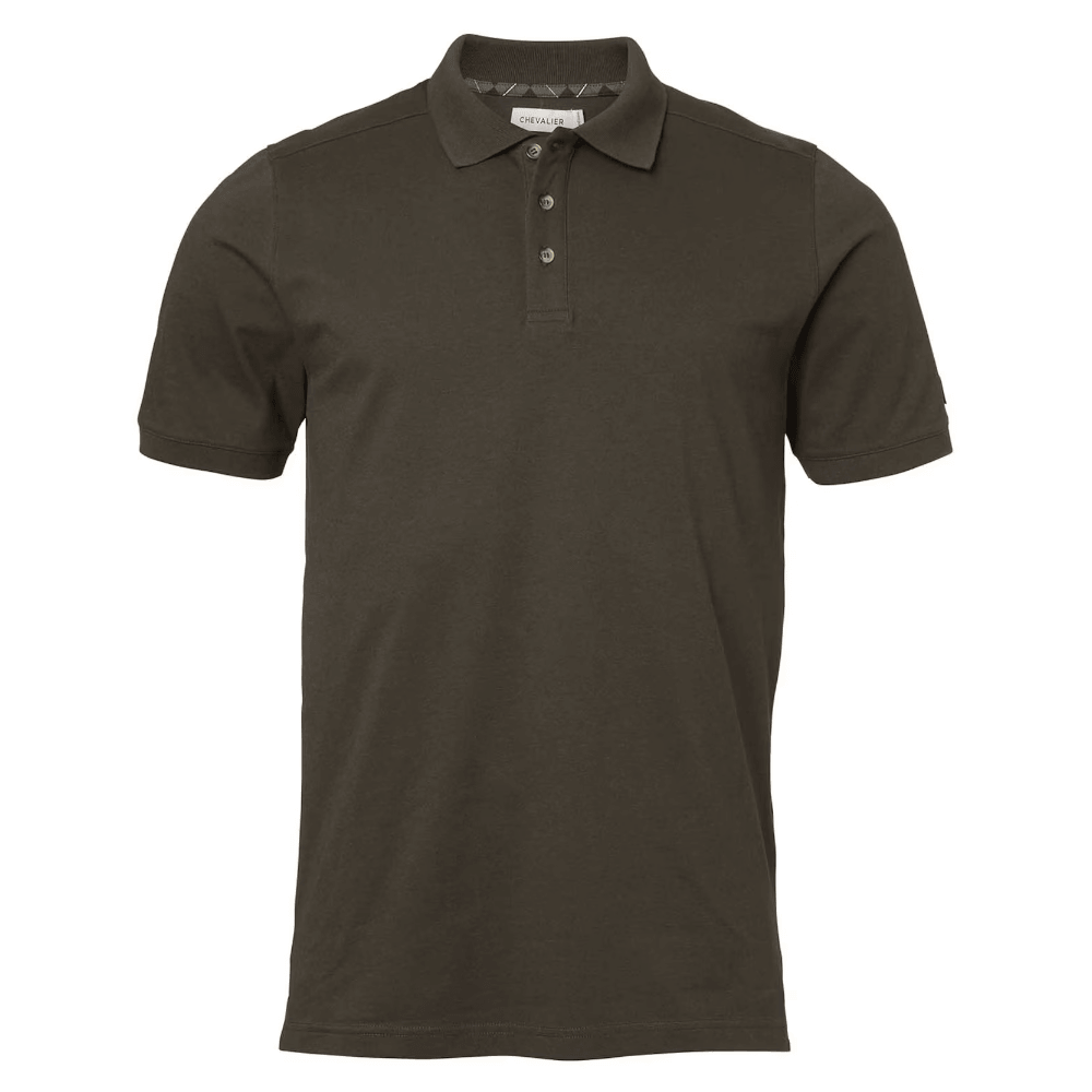 productImage: Trevor Polo Shirt Men Leather Brown