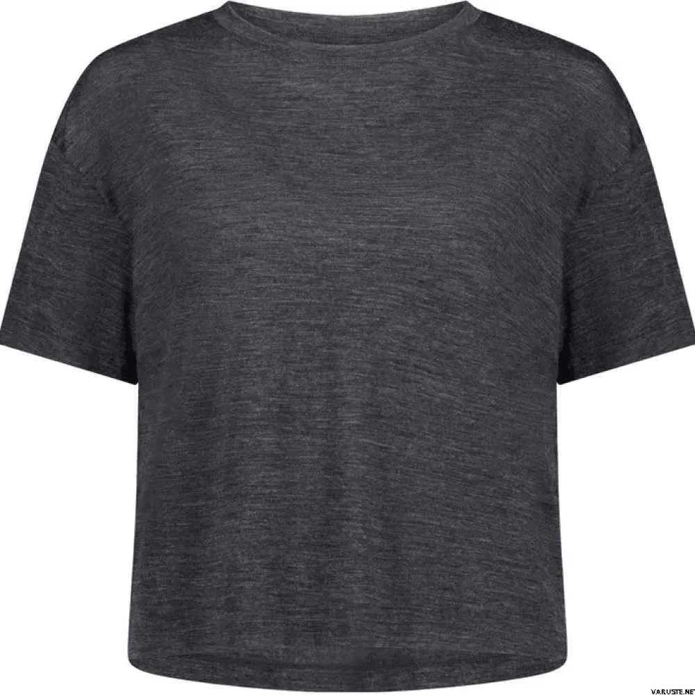 productImage: Zephyr Merino Tencel Boxy T-Shirt Smoke