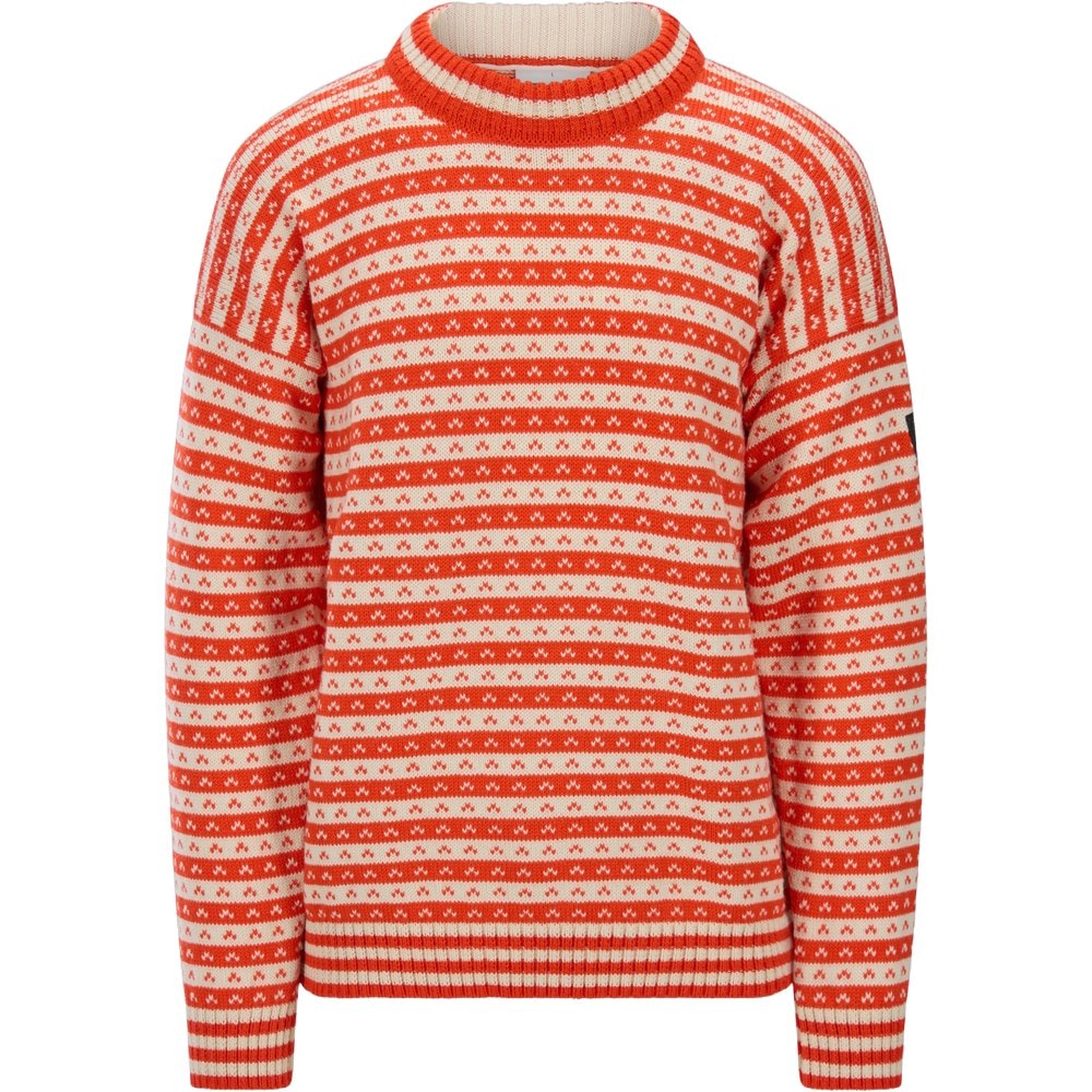 Skipsleia Unisex Sweater Roth Red Natural White, view: 1