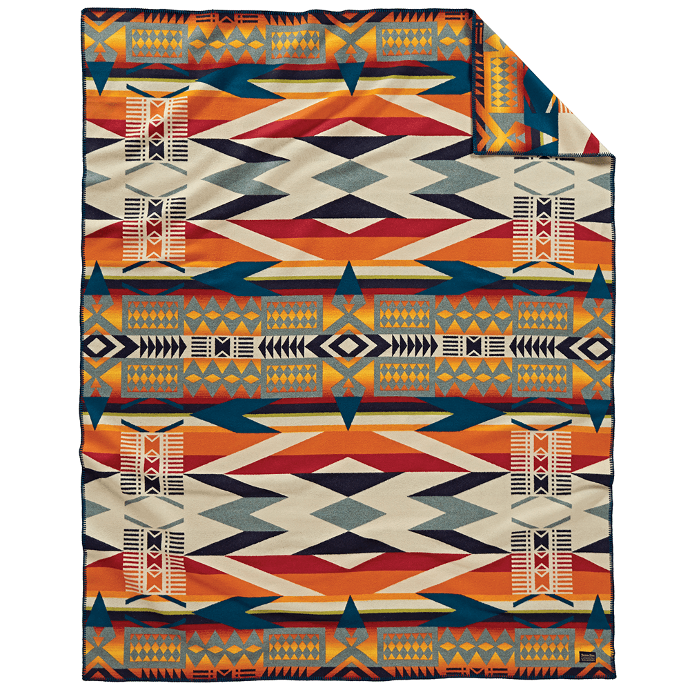Unnapped Jacquard Robe Fire Legend Sunset, view: 1