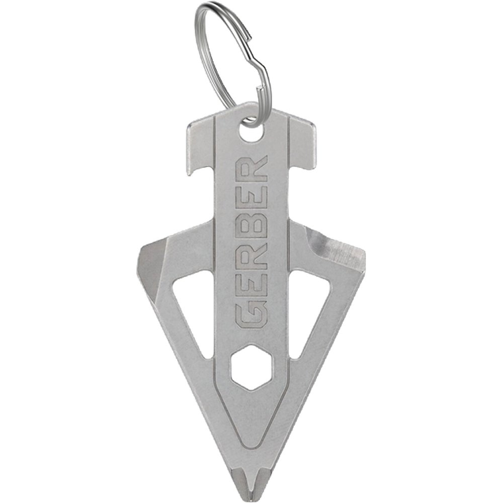 Broadhead Multiverktyg Med Nyckelring Silver, view: 1