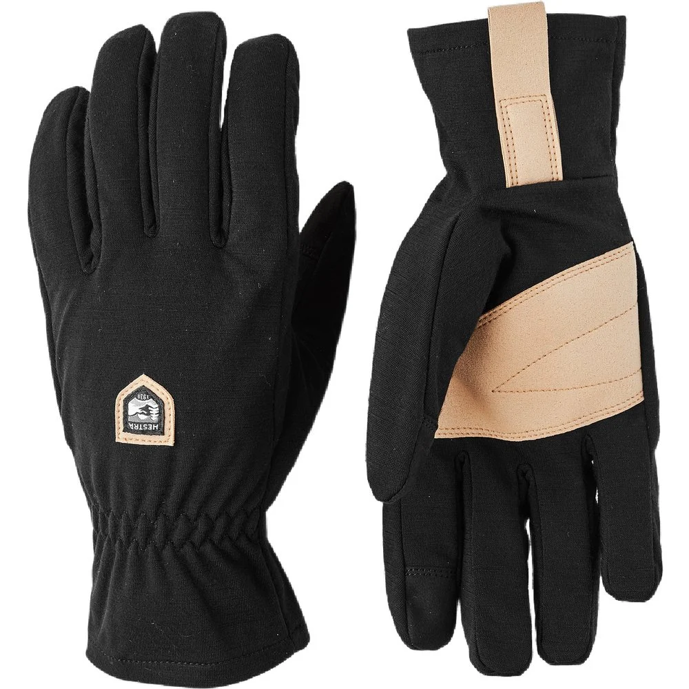 Windwool Merino Liner - 5 Finger Black, view: 1