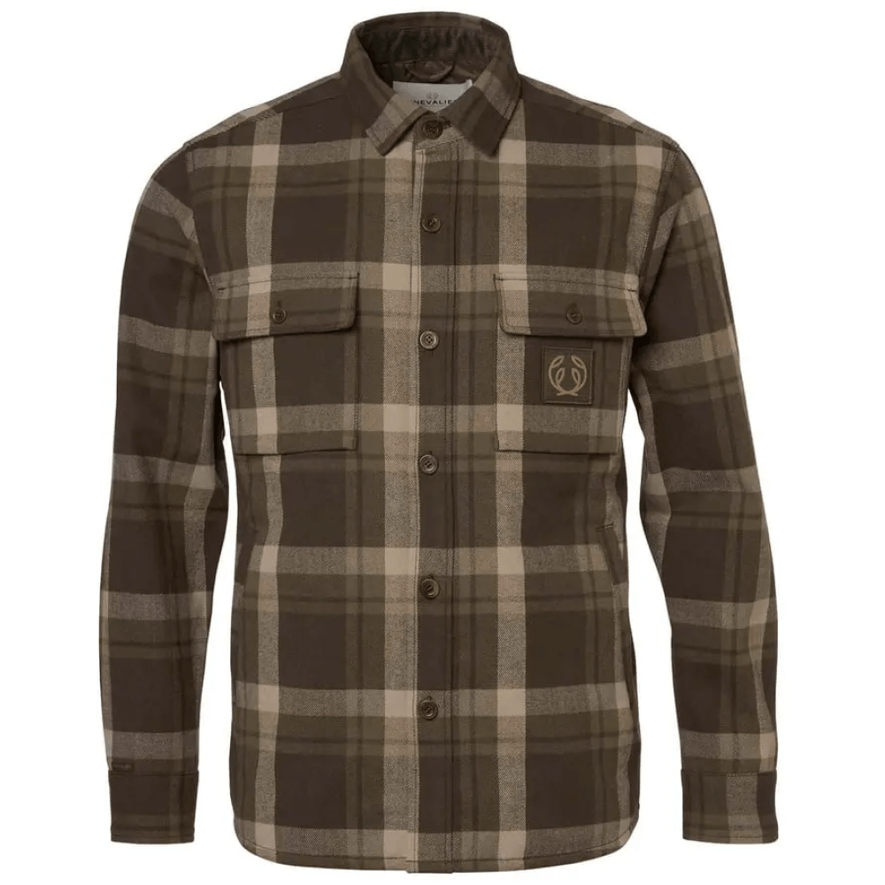 Axe Overshirt Men Timber Brown Checked, view: 1
